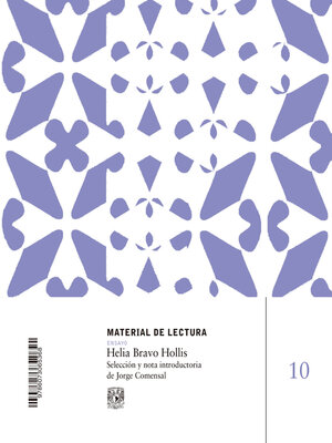 cover image of Helia Bravo Hollis. Material de lectura núm. 10. Ensayo